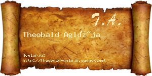 Theobald Aglája névjegykártya